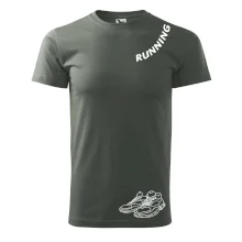 Running nápis šikmo