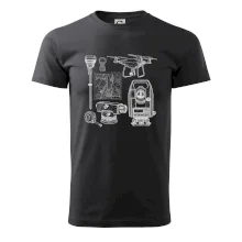 Geodet teodolit dron