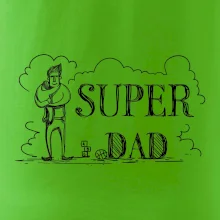 Kreslený nápis super dad