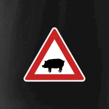 Dopravní značka - Pozor prase domácí
