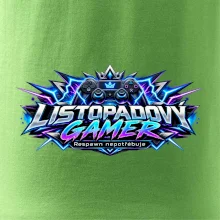 Listopadový gamer s neonovým herním ovladačem