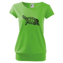 Tužkou kreslená želva