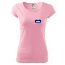 Jméno a věk - uliční cedule - modrá