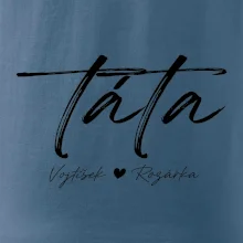 Triko táta psací se jmény dětí