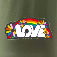 Love s duhou v pozadí