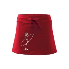 Surfař stojící jedním tahem