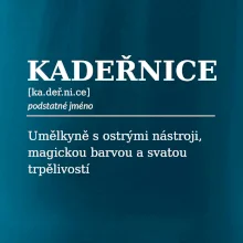 Kadeřnice umělkyně s ostrými nástroji