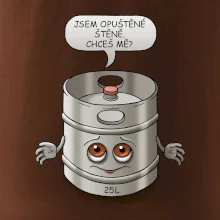 Opuštěné štěně - sud (Hana-creative)