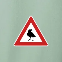 Dopravní značka - Pozor havran