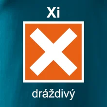 Xi Dráždivý - Výstražná tabulka na tričku