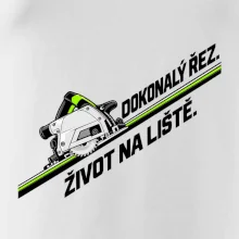 Dokonalý řez život na vodicí liště
