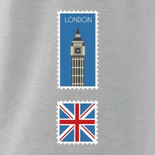 Londýn známka barevná