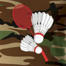 Badminton - pálka a košík