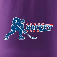 Czech hockey team - hokejista + nápis - Mistrovství světa v ledním hokeji 2025