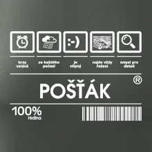 Čárový kód pošťák Čárový kód pošťák