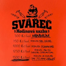 Svářeč - hodinová sazba