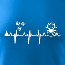 EKG Vánoce Vločky a sob