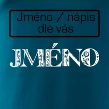 Folklor - jméno - nápis