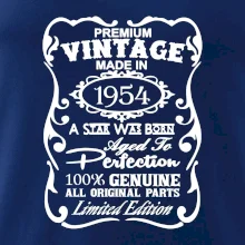 Vintage Etiketa - 1954