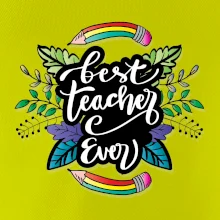 Barevné tužky best teacher ever