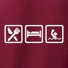 Eat sleep vodní pólo v řadě