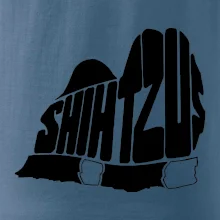 Shih-tzu - nápis v těle