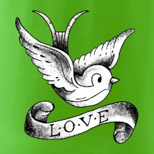 Love holubice - kreslená