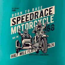 Speedrace motrcycle half mile