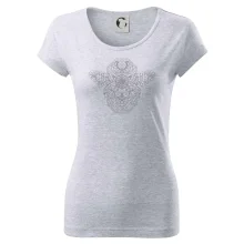 Steampunk včela černobílá