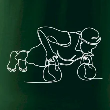 Kitebell posilování jedním tahem