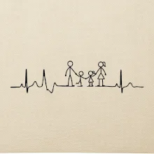 EKG rodina - kluk holka