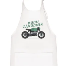 Budu závodník  zelený cafe racer