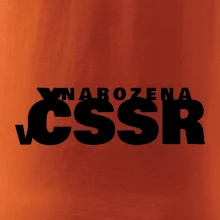 Nápis - Narozena v ČSSR
