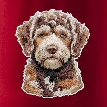 Lagotto romagnolo vyšívaná hlava