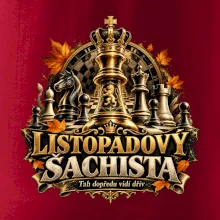 Listopadový šachista se zlatým králem