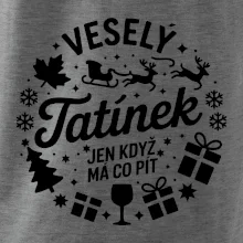 Veselý tatínek jen když  má co pít