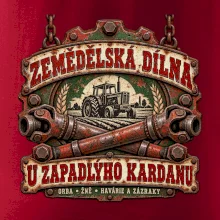 Zemědělská dílna u zapadlého kardanu