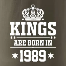 Kings are born in 1989