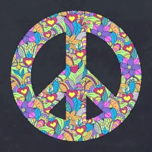 Peace symbol mandela