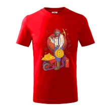 Horník těží bitcoiny