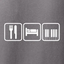 Eat sleep piano v řadě