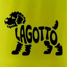 Lagotto nápis v těle