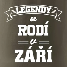 Legendy se rodí v září