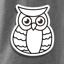 Sova kreslená na prsu