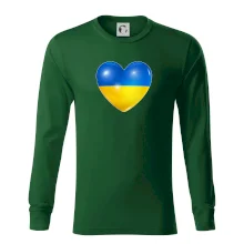 Ukrajina srdce vlajka