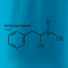 Molekulární struktura Metamfetamin