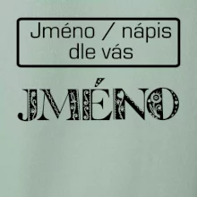 Folklor - jméno - nápis