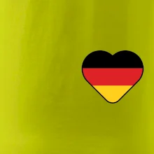 Germany love malé - Německá vlajka