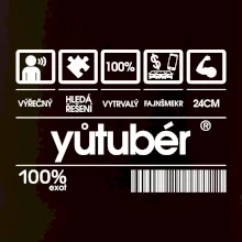 Čárový kód - youtuber