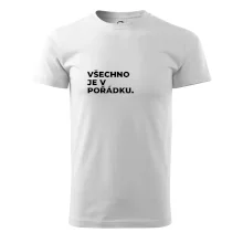 VŠECHNO JE V POŘÁDKU.